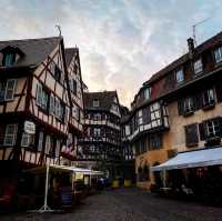 Colmar, medieval cobblestone streets town