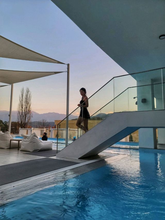 진짜 따뜻한 온수풀이 기분좋은, 스위트남원 가든풀🏊‍♀️