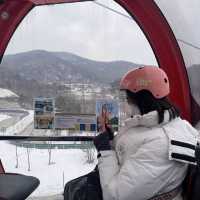 눈덮인 설산과함께❄️씨사이드리조트 루지