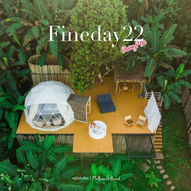Fineday22 ที่พักบรรยากาศดี สไตล์ Glamping ⛺️