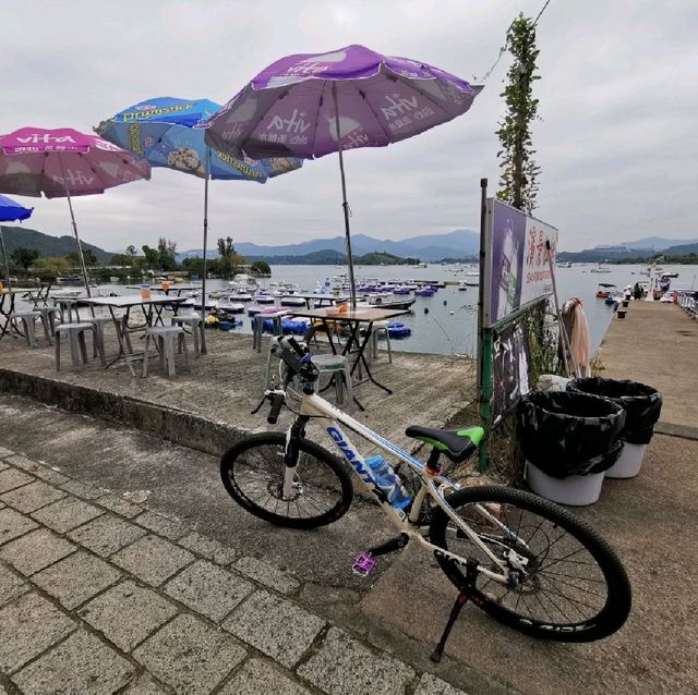單車遊船灣淡水湖 單車遊船灣淡水湖