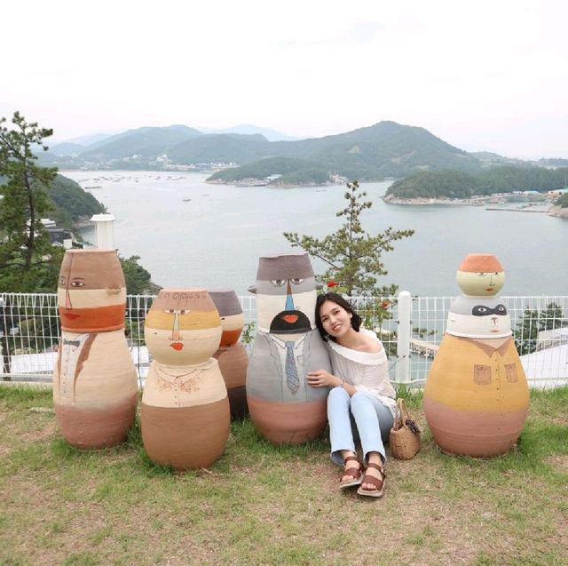 손바닥 조형물 여수핫플 '여수예술랜드'