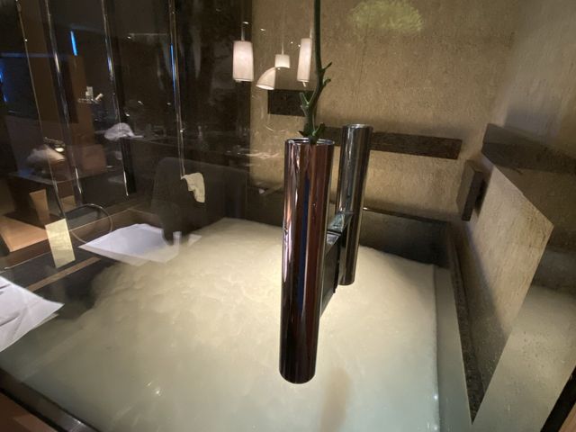 Grand Hyatt 海景露台及日式大浴池靜沁房間