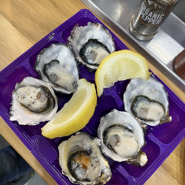 super fresh seafood at south Melbourne market