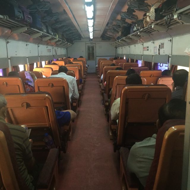 Exciting train ride from Jaipur to Delhi