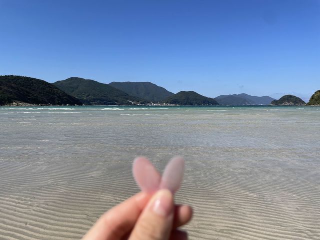 息を呑む絶景　五島列島　蛤浜海水浴場🌊