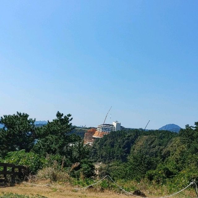 제주도 서귀포에 있는 중문색달 해수욕장을 가보자