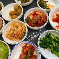 【ソウル・南営】パンチャン15種類付！コスパ最強の激安食堂