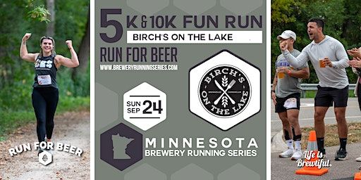 5k and 10k Beer Run x Birch's on the Lake | 2023 MN Brewery Running Series (Long Lake) | Birch's on the Lake Brewhouse & Supperclub