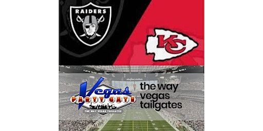 VEGAS PRE GAME TAILGATE PARTY- RAIDERS VS KANSAS CITY CHIEFS | PLANET HOLLYWOOD MAIN VALET LEFT  TO BUS PICK UP AREA