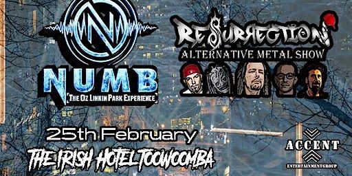 Resurrection Alternative metal tribute & Numb The Oz Linkin Park show | The Irish, Russell Street, Toowoomba City QLD, Australia