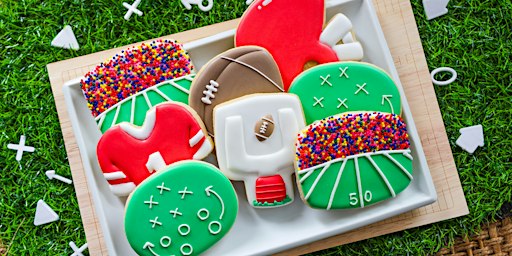 February Football Cookie Decorating Class | Sugar & Flour Cookie Co. (Private Residence)