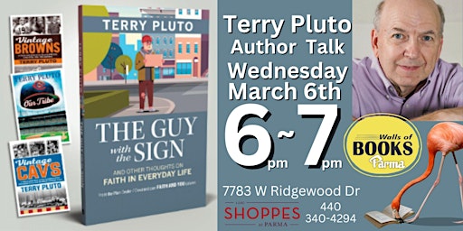 Terry Pluto Talking Sports and Talking Faith at Walls Of Books Parma | Walls of Books