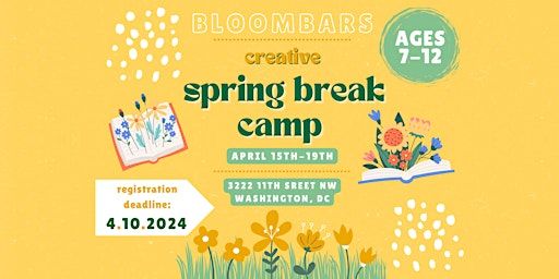 BloomBars Creative Spring Break Camp 2024 | BloomBars
