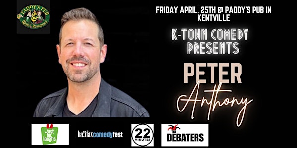 K-Town Comedy Presents: Peter Anthony! | Paddy's Irish Brewpub & Rosie's Restaurant
