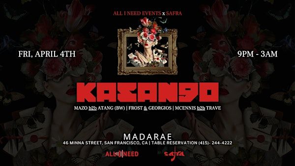 KASANGO [Afro  House] at MadaRae | MadaRae San Francisco