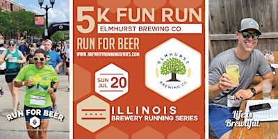 5k Beer Run x Elmhurst Brewing Co. | 2025 Illinois Brewery Running Series | Elmhurst Brewing Company