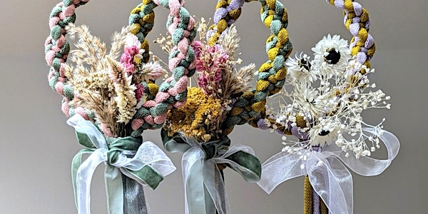 Macrame & Dried Flower Summer Wreath Workshop | Small Plants