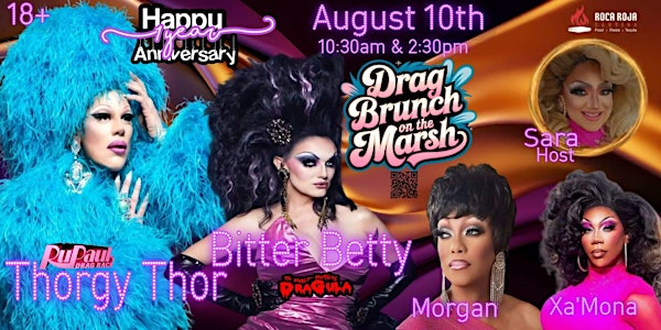 Drag Brunch on the Marsh   Roca Roja Cantina (Top floor) | 806 Sea Mountain Hwy