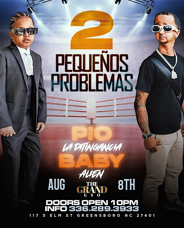 PIO VS BABY ALIEN BOXING MATCH + PARTY- FRI/AUG/29TH | THE GRAND GSO