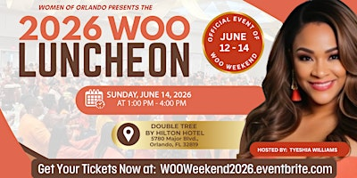 WOO Weekend- Women of Orlando Luncheon 2026 | DoubleTree by Hilton Hotel at the Entrance to Universal Orlando