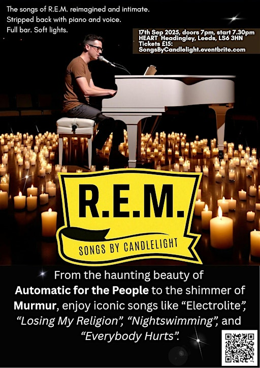 Hebden Bridge: R.E.M. Songs by Candlelight | Hebden Bridge Little Theatre