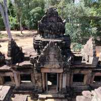 Historic Hindu temple with pyramid shape