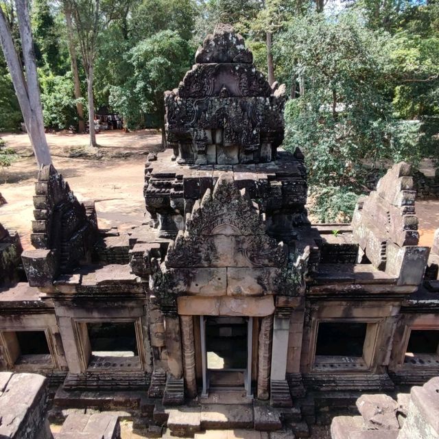 Historic Hindu temple with pyramid shape