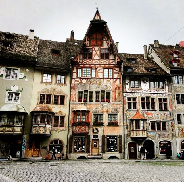 The Little Scenic Town Of Stein Am Rhein