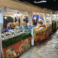 Night market with a plane @ Pattaya 