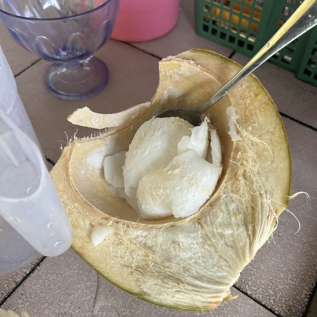 炎熱的天氣就是要喝椰子水