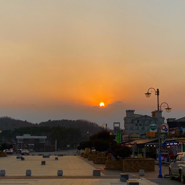 핑크빛 겨울바다, 낙산해수욕장