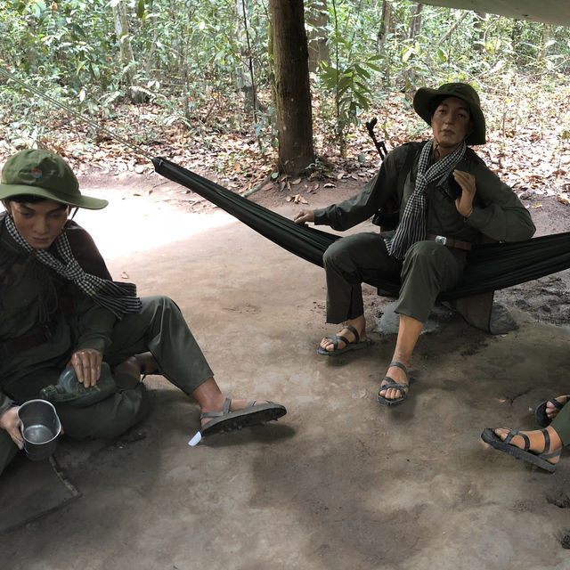 Cu Chi Tunnels in Vietnam 