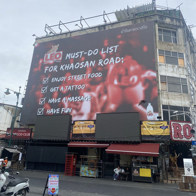 Travelers’ Meeting Place in Bangkok (Khaosan)