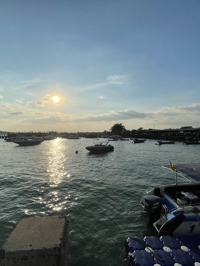 🇹🇭泰国曼谷自驾3小时小岛🌊超美🌄超安静