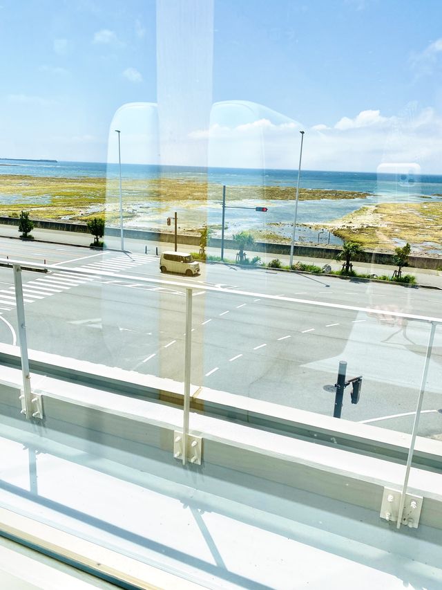 沖縄🌴浦添パルコのフードコートはオーシャンビュー! 沖縄🌴浦添パルコのフードコートはオーシャンビュー!
