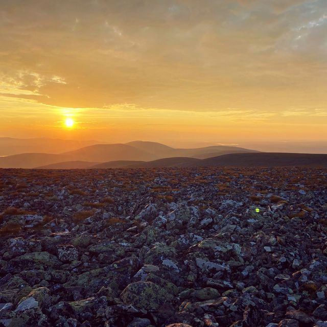 Summit of Taivaskero Fell at 809 m