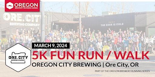 5k Beer Run x Oregon City Brewing | 2024 Oregon Brewery Running Series | Oregon City Brewing