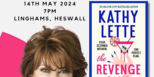 An Evening with Kathy Lette at Linghams 14th May 7PM | Linghams Booksellers