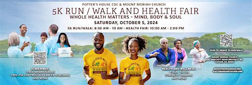 5K Run/Walk & Health Fair | Mount Moriah Church