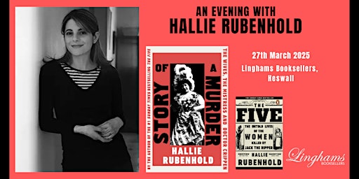 An evening with Hallie Rubenhold in conversation | Linghams Booksellers