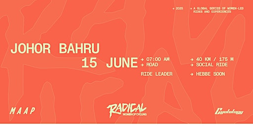 Radical Women of Cycling: Johor Bahru | Sunway Big Box Retail Park