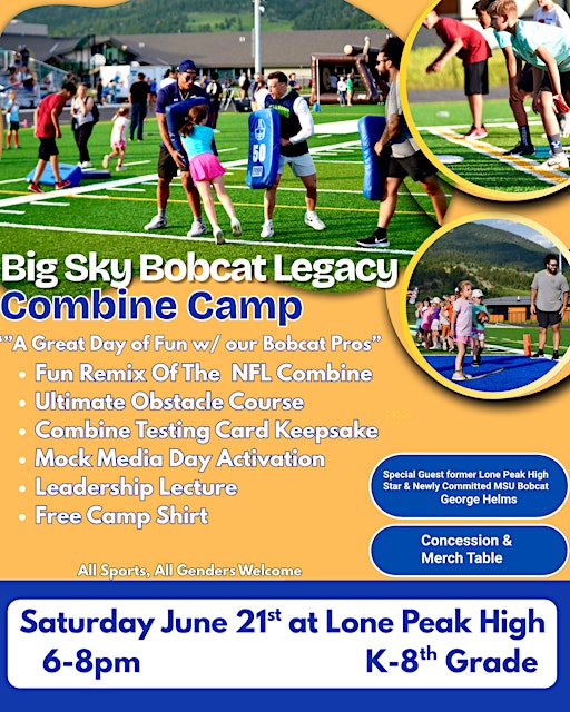 Big Sky- Bobcat Legacy Combine Camp | Big Sky School District #72 (Lone Peak High School Football Stadium)