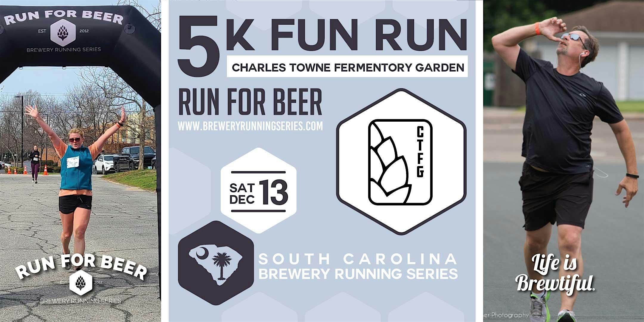 Hoppy Holidays 5k Beer Run + CTF Garden | 2025 SC Brewery Running Series | The Garden by Charles Towne Fermentory