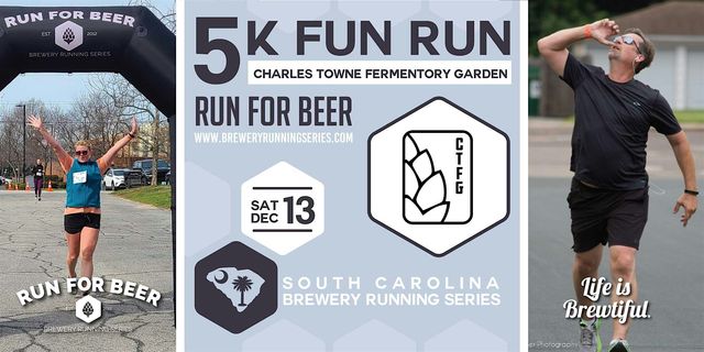 Hoppy Holidays 5k Beer Run + CTF Garden | 2025 SC Brewery Running Series | The Garden by Charles Towne Fermentory