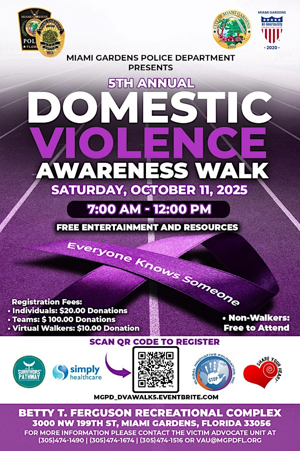 Miami Gardens Police Department 5th Annual Domestic Violence Awareness