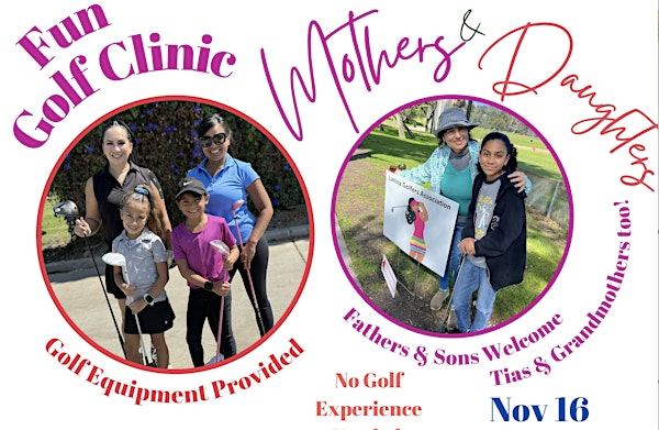 Mother/Daughter/Son Golf Clinic - Aunts/Grandmothers/Granddaughters | Brookside Golf & Country Club