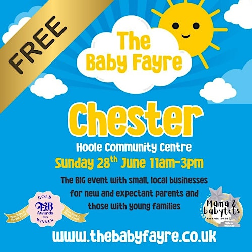 The Baby Fayre Chester Sunday 28th June 11-3 | Hoole Community Centre