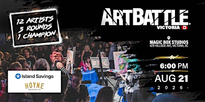 Art Battle Victoria - August 21, 2026 | Magic Box Studios