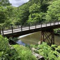 【巴淵】巴御前が泳いだと伝えられる場所